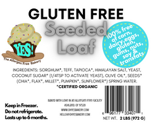 Load image into Gallery viewer, Gluten Free Seeded Bread Sandwich Loaf