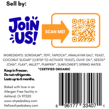 Load image into Gallery viewer, Gluten Free Seeded Bread Sandwich Loaf
