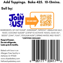 Load image into Gallery viewer, Gluten Free Artisan Sourdough Pizza Crust
